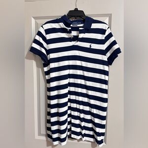 Ralph Lauren Navy and White Dress
